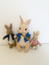 Beatrix Potter Peter Rabbit Plush Soft Toys Bundle x3