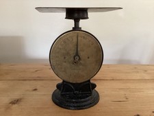 Salter’s Family Scale No. 50 Cast Iron & Brass Antique Parcel Scales Up To 28lb