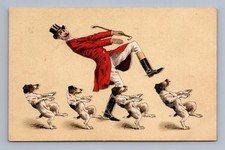 Top Hat Man Dancing w Terrier