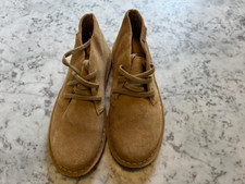 LL Bean natural suede desert