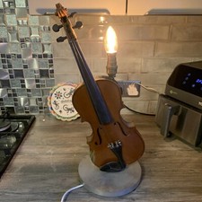 Violin Table Lamp converted