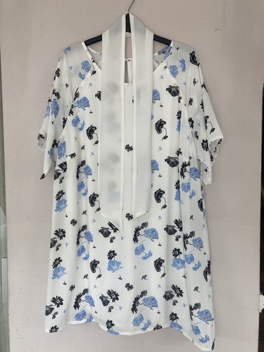 Ladies damart white floral - ladies,