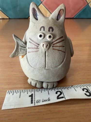 Tall studio pottery - 3”,