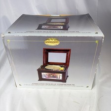 Mr. Christmas Animated Holiday Symphonium Music Box w/ 16 Records 2000 Mint