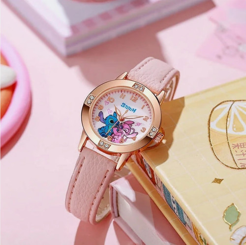 Girls stitch cartoon watch - stitch,