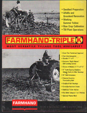 FARMHAND-TRIPLE K Cultivator Brochure Leaflet