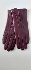 Ladies Women Premium Quality Genuine Slim Fit 100% Leather Gloves, 3 lines