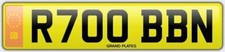 ROBIN NUMBER PLATE ROBINS REG