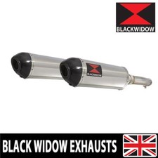 GL1500 GL 1500 Goldwing Twin Exhaust Silencer Kit 300mm Oval Carbon Tip 300ST