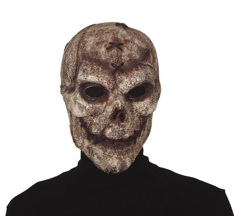 Scarecrow mask latex burlap - scarecrow,