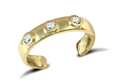 9ct yellow gold - 9ct, trilogy