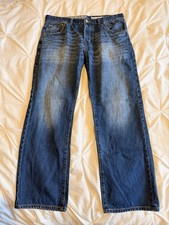 Men’s RJR John Rocha Denim Blue Jeans Regular Fit Size Width 38 Length 32 USED