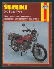 NOS 1980's Suzuki GT250 T250 T350 Haynes Shop Manual Repair Book GT 250 350 FW13