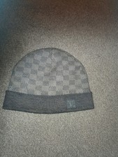 louis vuitton beanie lv grey