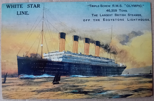 Modern titanic postcard - titanic,