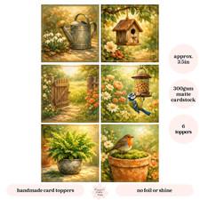 6 x Cottage Garden Card