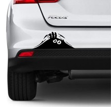 SCARY MONSTER PEEPER Funny Car Van Bumper Window LapTop stickers