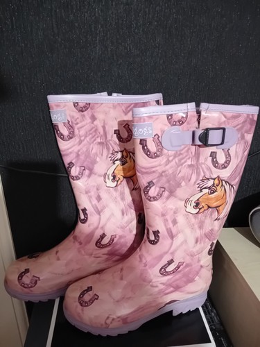 Ladies pink welligogs - ladies,