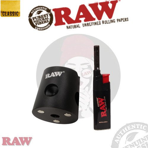 Raw magnetic aluminum snuffer - raw,