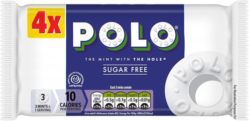 Polo sugar free mint tube - sugar,