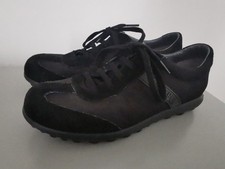 Camper Pelotas Step Black Leather Shoes Size UK 7