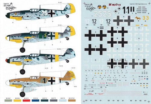 Eaglecals decals 48 - decals, 1/48
