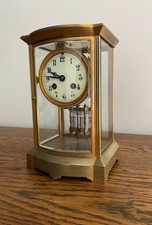 ANTIQUE 19TH JAPY FRERES FRENCH STRIKING FOUR GLASS CRYSTAL REGULATOR CLOCK