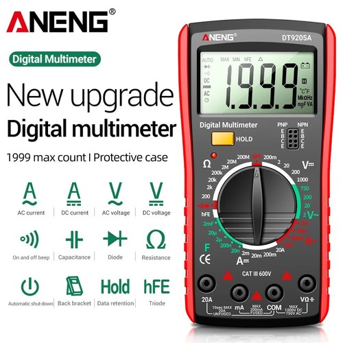 Dt9205a digital multimeter - dt9205a,