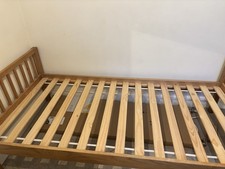 John Lewis Oak Single Bed 
