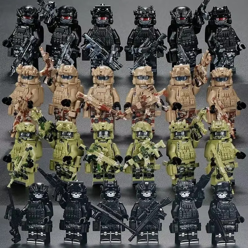 Custom lego army soldier 18pcs - lego,