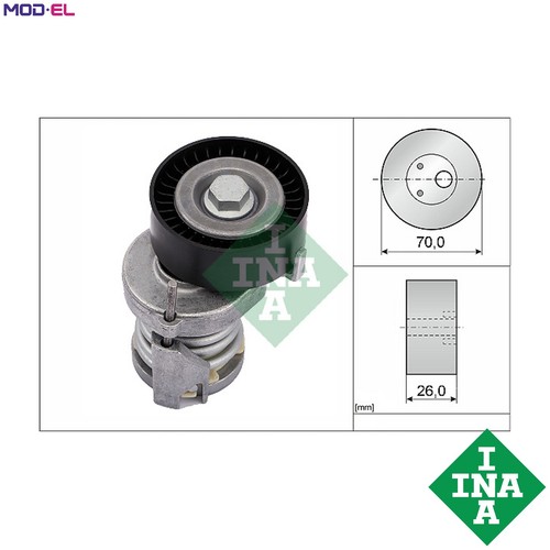 Belt tensioner vribbed - belt,
