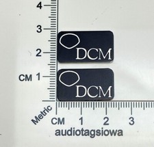 DCM Time Window  - Time Frame Speaker Badge Logo Custom Pair SMALL VERSION