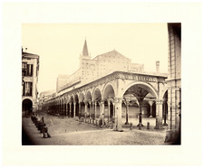 Italia, Bologna, Basilica of Santa Maria dei Servi Vintage Print, Print D'ep