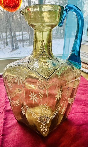 Bohemian enameled glass - bohemian,