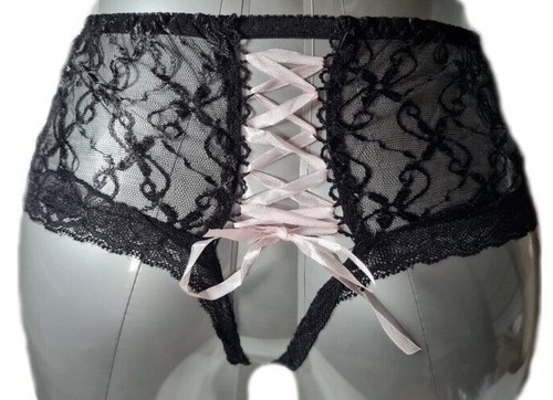 Sexy black pink bow - sexy,