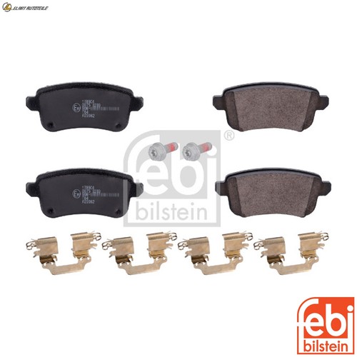 Brake pad set disc brake