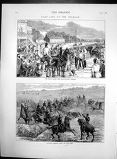 Original Old Antique Print