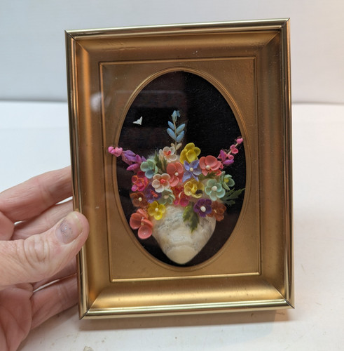 Miniature shell art gold - shell, tone
