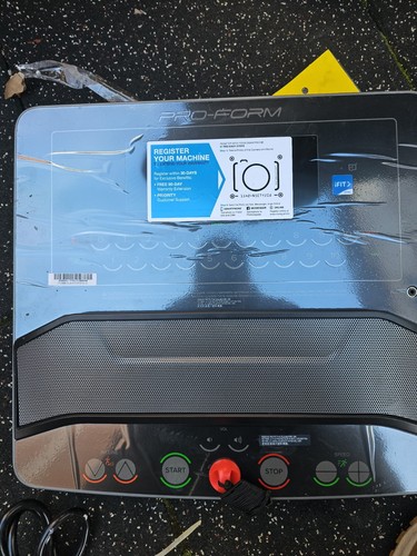 Proform treadmill open box - proform,