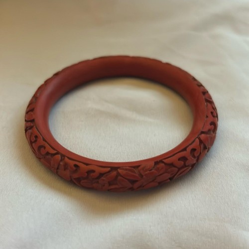 Red etched bracelet