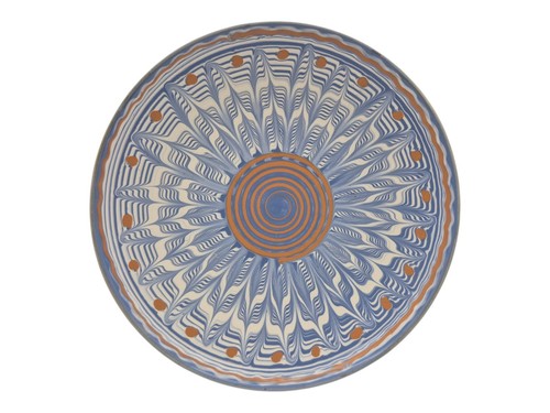 Handmade ceramic plate 17cm - handmade,