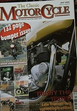 Classic Motorcycle June 2001  BENELLI 750 SEI,  BSA Bantam,  TRIUMPH Thunderbird