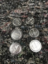 40 x SILVER RIMMED EDGE TOKENS FOR FRUIT MACHINES