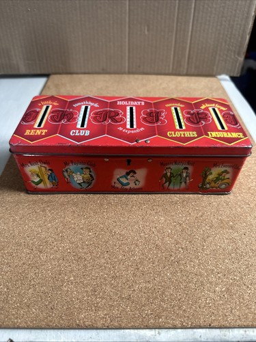 Vintage red metal thrift - vintage,