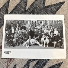 Eastenders British Soap Opera Cast Card Preprint Autographs On Reverse BBC