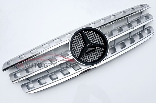 Chrome silver sports grille - chrome, /
