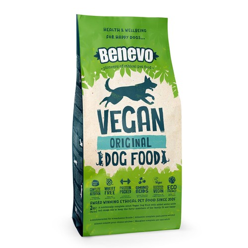 Vegan dog food - dog,