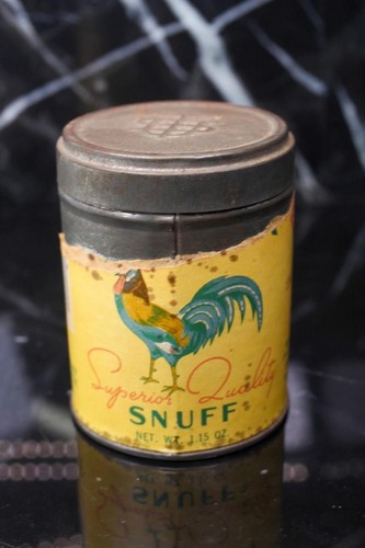 Antique snuff tin can - antique, can,