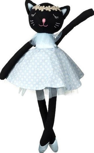 Black cat rag doll - doll, by
