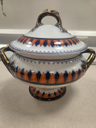 Antique art nouveau tureen - art,